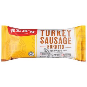 Reds Burrito Turkey Sausage Egg & Three Cheese - 5 Oz