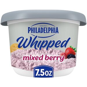 Philadelphia Mixed Berry Whipped Cream Cheese Spread Tub - 7.5 Oz