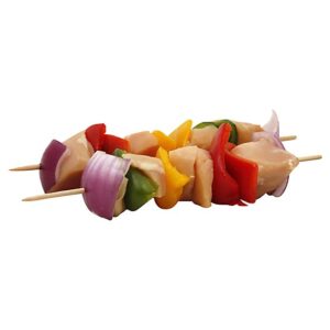 Kabobs Chicken With Vegetables 1 Count Service Case - 0.75 Lb