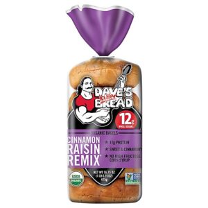 Daves Killer Bread Cinnamon Raisin Remix Bagel Organic 5 Count - 16.75 Oz