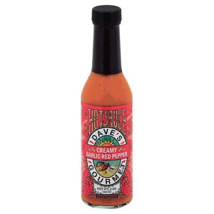 Daves Gourmet Sauce Hot Crmy Garlic  Red Pepper - 8 Oz