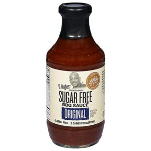 G Hughes Bbq Sauce Sugar Free Smokehouse Original - 18 Oz