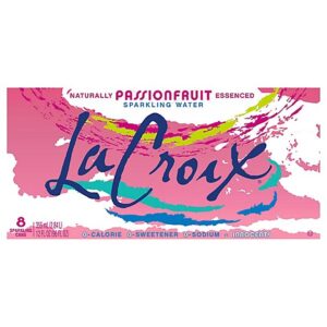 LaCroix Passionfruit Sparkling Water - 8-12 Oz