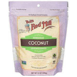 Bob's Red Mill Unsweetened Coconut Shredded - 12 Oz