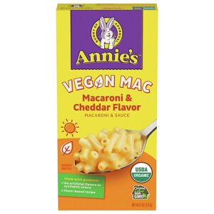 Annies Organic Mac Vegan Cheddar Flavor - 6 Oz