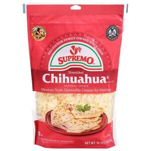 V&V Supremo Chihuahua Quesadilla Shredded Cheese - 16 Oz