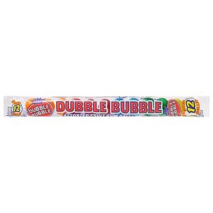 Dubble Bubble Gum Balls Assorted Fruit Wrapper - 12 Count