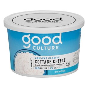 good culture Simply Cottage Cheese 2% Milkfat Lowfat Classic - 16 Oz