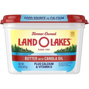 Land O Lakes Butter with Canola Oil Plus Calcium & Vitamin D Spreadable Tub - 15 Oz