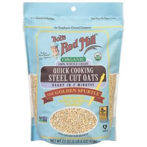 Bobs Red Mill Steel Cut Oats Organic Quick Cooking - 22 Oz