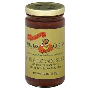 Amalias Cocina Sauce Chili Colorado - 12 Oz