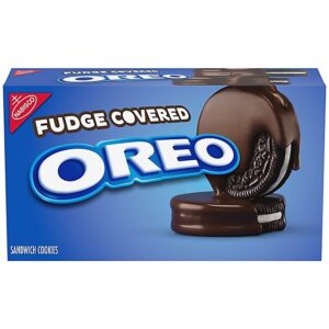 OREO Fudge Covered Chocolate Sandwich Cookies - 7.9 Oz