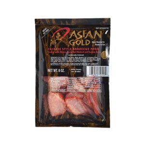 Asian Gold Mustard And Sesame Sliced Bbq Pork - 8 Oz