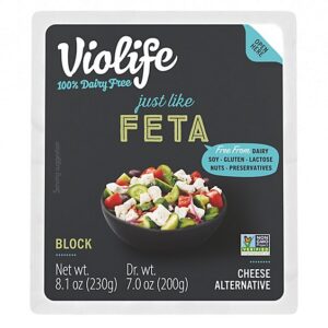 Violife Just Like Feta Block Dairy-Free Vegan - 8.1 Oz