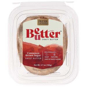 Better Butter Fresh Churned Butter Honey Cinnamon & Brown Sugar - 3.7 Oz