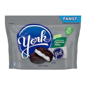 York Dark Chocolate Peppermint Patties Candy Family Pack - 17.3 Oz