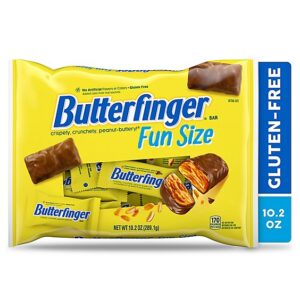 Butterfinger Chocolatey Peanut-Buttery Individually Wrapped Fun Size Candy Bars - 10.2 Oz