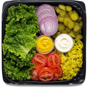 Deli Catering Tray Condiment 16 Inch Serves 12-16 - Each