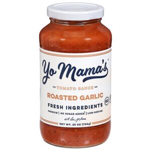 Yo Mamas Roasted Garlic Tomato Sauce - 16 Oz