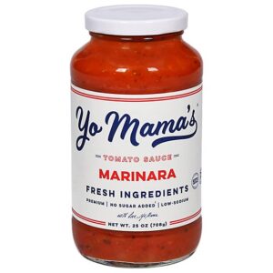 Yo Mamas Foods Tomato Sauce Original Marinara - 25 Oz