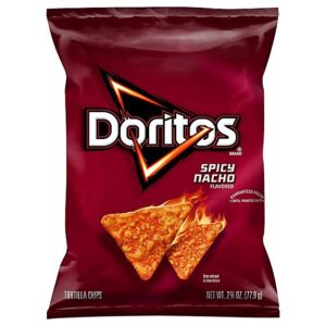 DORITOS Nacho Spicy Tortilla Chips - 2.75 Oz