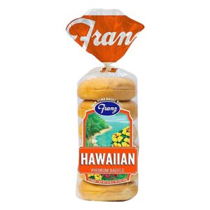 Franz Bagels Premium Hawaiian 6 Count - 18 Oz