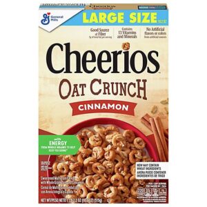 Cheerios Cinnamon Oat Crunch Cereal - 18.2 Oz