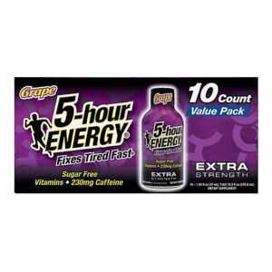 5-hour ENERGY Grape Extra Strength Shot - 10-1.93 Fl. Oz.