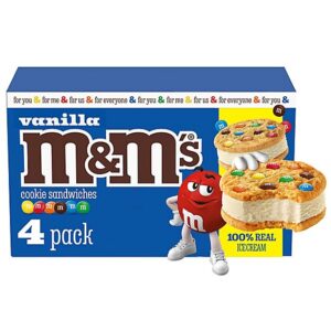 M&M'S Vanilla Ice Cream Cookie Sandwiches - 4-4 Fl. Oz.