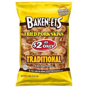 Baken-ets Traditional Fried Pork Skins - 4 Oz