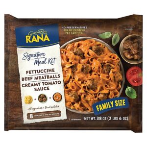 Rana Fettuccine Meatballs & Creamy Tomato Sauce - 38 OZ