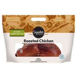 Herb & Butter Whole Roasted Chicken Hot - Each (available after 10am)