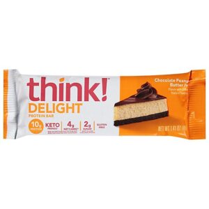 Think Keto Protein Chocolate Peanut Butter Pie Bar - 1.41 OZ