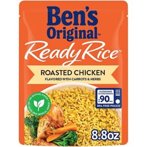 Ben's Original Ready Roasted Chicken Flavored Rice with Carrots And Herbs Pouch - 8.8 Oz