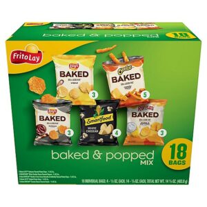 Frito Lay Baked & Popped Mix Variety Pack - 18 Ct