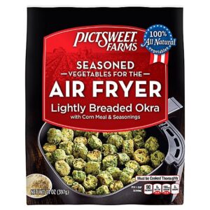 Pictsweet Farms Air Fryer Lightly Breaded Okra Seasoned Vegetables - 14 Oz
