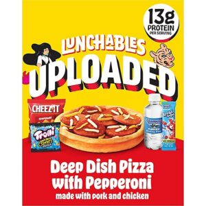 Lunchables Uploaded Pepperoni Deep Dish Pizza Box - 15.12 Oz