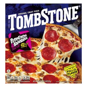 Tombstone Pepperoni And Sausage Frozen Pizza - 18.4 Oz