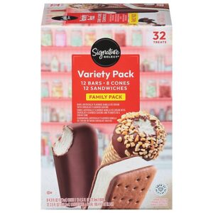 Signature SELECT Ice Cream Cones Bar & Sandwich Variety Pack - 106.4 Fl. Oz.
