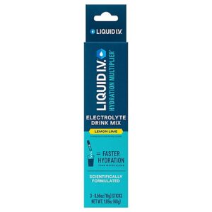 Liquid I.V. Hydration Multiplier Lemon Lime Electrolyte Powder Drink Mix - 3 Count