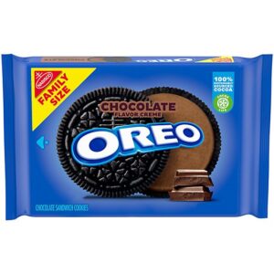 OREO Chocolate Creme Chocolate Sandwich Cookies Family Size - 18.71 Oz