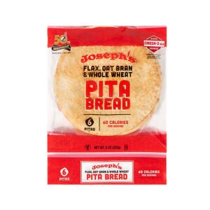 Joseph's Flax Mini Pita Bread 6 Count - 8 Oz