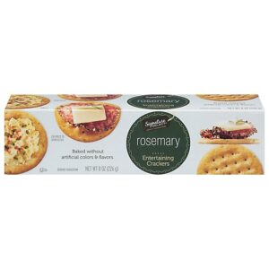 Signature SELECT Crackers Entertaining Rosemary - 8 Oz