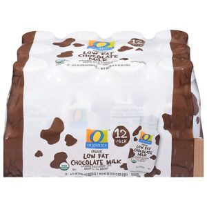 O Organics Milk Aseptic Chocolate Low Fat - 12-8 FZ