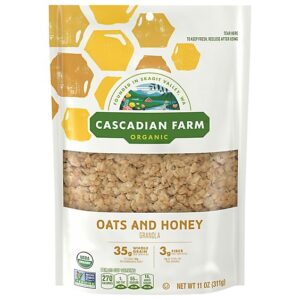 Cascadian Farm Organic Oats And Honey Granola - 11 OZ
