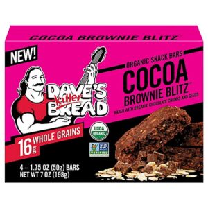 Dave's Killer Bread Cocoa Brownie Blitz Bar - 7 Oz