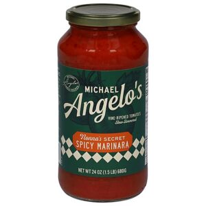 Michael Angelo's Spicy Marinara Pasta Sauce - 24 Oz