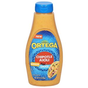 Ortega Chipotle Aioli Thick And Smooth Taco Sauce In Bottle  - 9 Oz