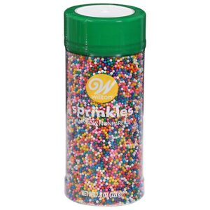 Wilton Sprinkle Nonpareils Rainbow Food Decorative - 7.8 Oz