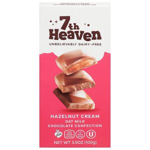 7th Heaven Hazelnut Cream Choco Bar - 3.5 Oz